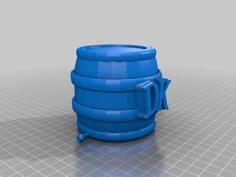 Donkey Kong And Barrel 3D Printer Model