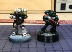 3D Rubicon Primaris – Convert First Born Space Marines To Primaris Marines (Snap-fit) 3D Printer Model