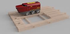 Wooden Train Brio Side Track 3D Printer Model