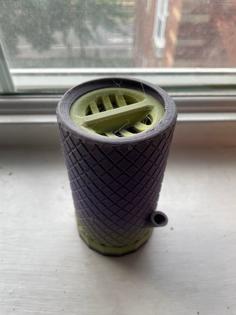 Aquarium Filter W/ Threaded Cover, Two Sizes 3D Printer Model