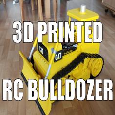 Caterpillar Bulldozer, RC 3D Printer Model