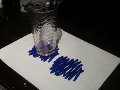 Flexible Scribble Beverage Coaster 3D Printer Model