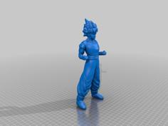 Dragon Ball: Super Saiyan Son Goku 3D Printer Model