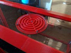 Slide Open Round Vent 3D Printer Model