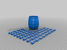 Barrel Of Monkeys 3D Printer Model