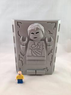 Giant LEGO Carbonite Han Solo 3D Printer Model