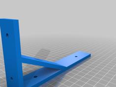 Customizable Shelf Bracket 3D Printer Model