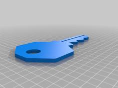 Key 3D Printer Model