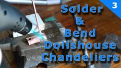 Dolls House, Double Wall Lamp Copper Pipe Bender From Pixelvalve Chandelier Video 3 3D Printer Model