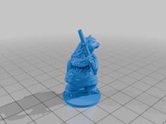 1/56th Scale (28mm) Mutant Bears (Badbar) 3D Printer Model