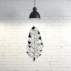 Leaf Wall Sculpture 2D 3D Printer Model