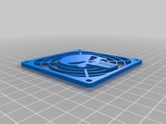 “Punished” 80mm Fan Shield 3D Printer Model