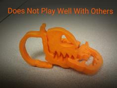 Pumpkin Jack O Lantern Clipz 2, Halloween Ready, Snack Ready, Scary, Bag Ready 3D Printer Model