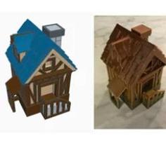 Tiny Colorful Cottage 3D Printer Model