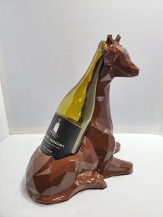 Giraffe Wine Holder 3D Printer Model