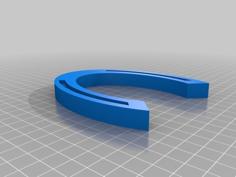 Customizable Horseshoe 3D Printer Model