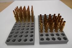 270 Win / 308 Win Bullet Reloading Trays 3D Printer Model