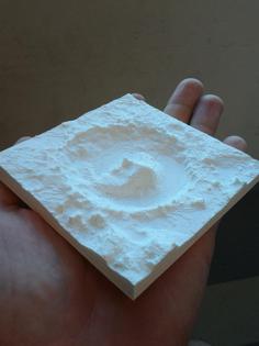 Gale Crater, Mars 3D Printer Model