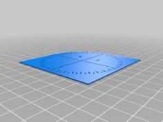 Compass Rose Map Stencil V1.1 3D Printer Model