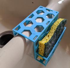 Customizable Kitchen Sink Sponge Holder 3D Printer Model