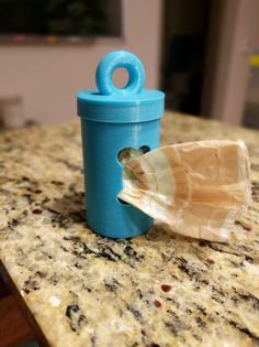 Dog Poop Bag Holder 3D Printer Model