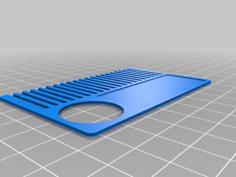 Wallet Comb Business Card 3D Printer Model