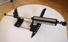 Knife/Scissors Sharpening Jig With Revolving Stones 3D Printer Model