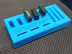 SD Card And USB Holder 3D Printer Model