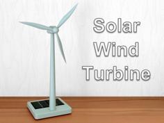 Solar Wind Turbine 3D Printer Model