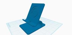 Cell Phone Stand – Bell Logo 3D Printer Model