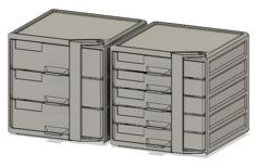 Locking Drawer Box 3D Printer Model