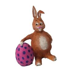 Easter Bunny With Egg 3D Printer Model