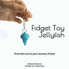 Jellyfish Fidget Toy 3D Printer Model