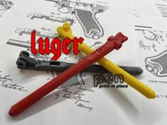 Luger Pen (print In Place) 3D Printer Model