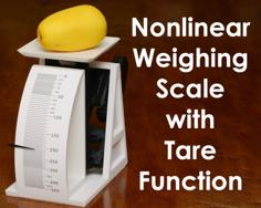 Nonlinear Weighing Scale With Tare Function 3D Printer Model