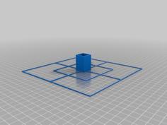 X/Y/Z Axis Calibration Squares 3D Printer Model