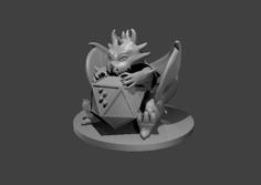 DOTS RPG Project Mascot Dragon! 3D Printer Model