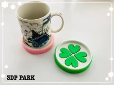 Lucky Clover Soap Box And Coaster 3D Printer Model