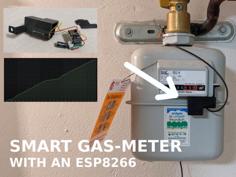 Gas Meter – Receive Magnetic Pulses With An ESP8266 3D Printer Model