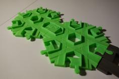 LEGO DUPLO Train Track Hexagon Crossing 3D Printer Model