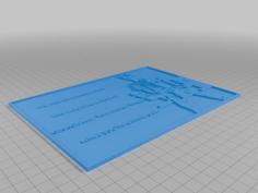 Forest Gump Quote 3D Printer Model