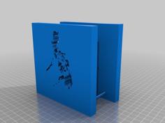 Philippine Map Napkin Holder 3D Printer Model