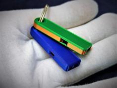 Loud And Compact Whistle For Your Keychain 3D Printer Model