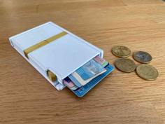 Sliding Wallet (cards, Coins, Paper) 3D Printer Model