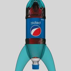 Pepsi Bottle Water Rocket 3D Printer Model