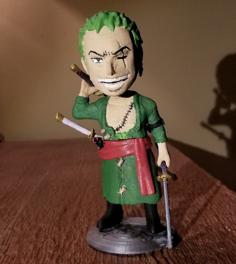 Roronoa Zoro Bobblehead (One Piece, Post-Timeskip) 3D Printer Model