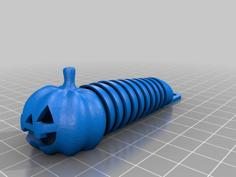 Slug-o-lantern Pumpkin Worm 3D Printer Model