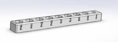 Bit Holder With Labels 3D Printer Model