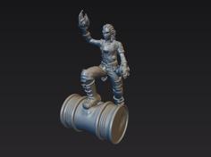 Shadowrun Human Street Mage 3D Printer Model