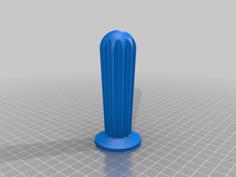 Parametric Handle With Grip 3D Printer Model